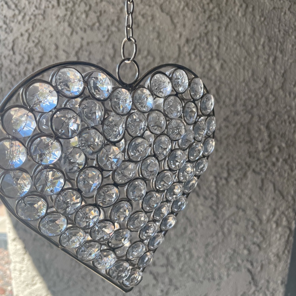 Rhinestone Heart ornament
